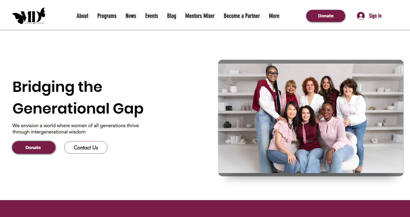 Mothers to Daughters Before